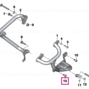 Șurub cap cilindric M10X20MM - BMW Motorrad Disponibil imediat