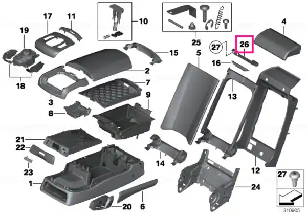 Disponibil imediat Suspension top - BMW