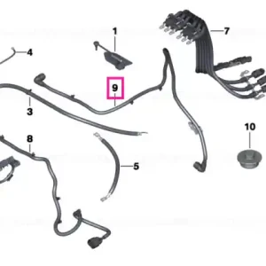Wiring harness, transmission - BMW Popular