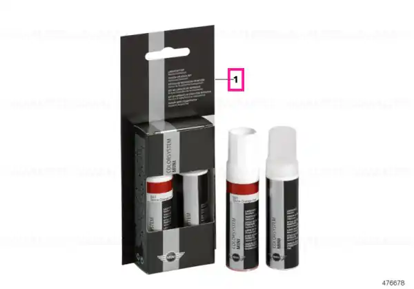 Touch-up stick set, Laguna Green met. 2X12ML B46 - BMW - Mini Ofertă