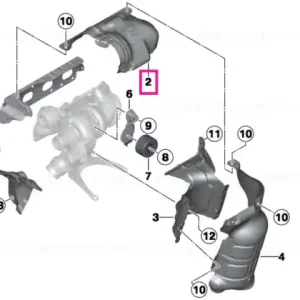 Turbo charger heat shield - BMW Reducere de preț