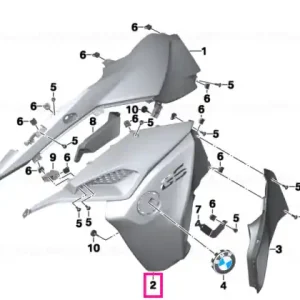 Capac gură aer admisie dreapta - BMW Motorrad Super ofertă