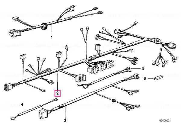 Wiring harness sector chassis - BMW Motorrad Bestseller