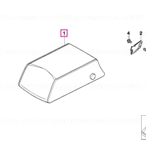 Armrest cloth F4AT ANTHRAZIT - BMW Cumpără online
