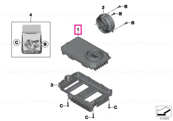 Control unit, LED headlight - BMW Motorrad Cumpără online