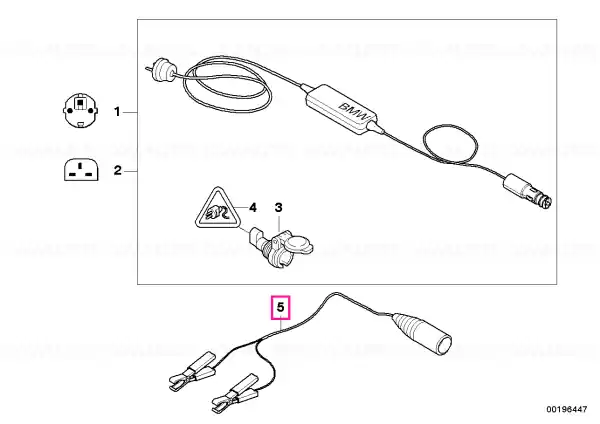 Cumpără acum Adapter lead battery charger - BMW Motorrad