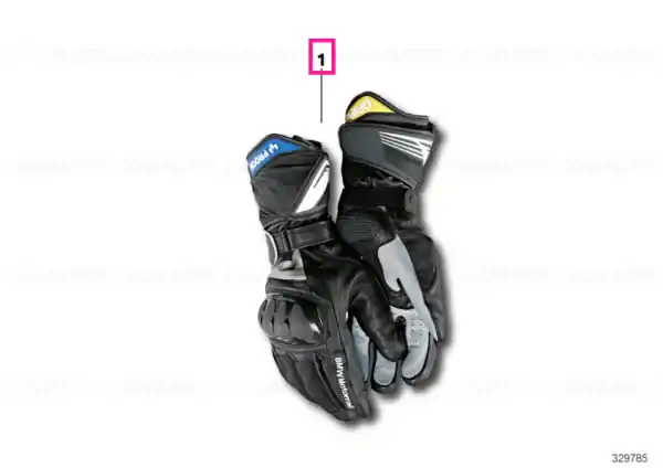 Preț redus Glove Two In One, black 11-11 1/2 - BMW Motorrad