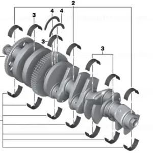 Bestseller Main bearing shell / violet - BMW Motorrad