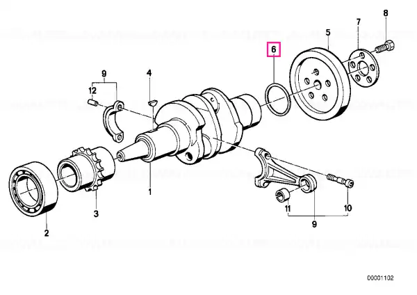 Reducere extra Garnitură inel 59X3MM - BMW Motorrad