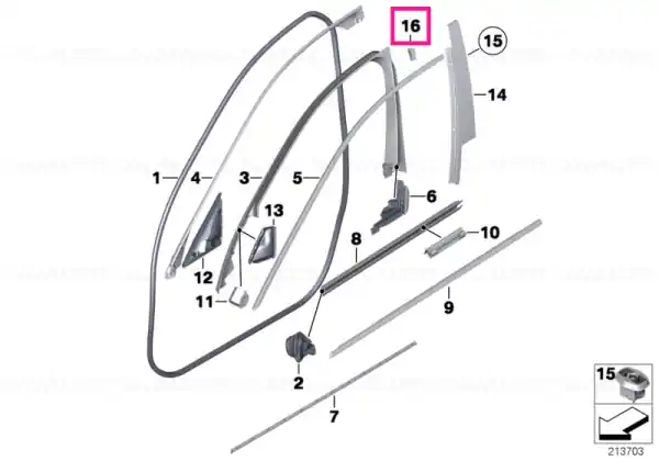 Reducere extra Stopper left - BMW