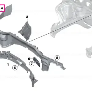 Preț mic Partition panel for battery - BMW - Mini