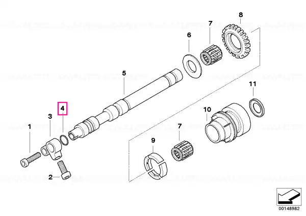 O-ring 17X2 - BMW Motorrad Preț redus