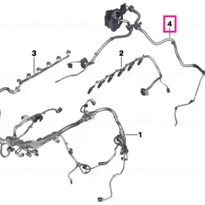 wiring harness, engine trans. module - BMW Ieftin