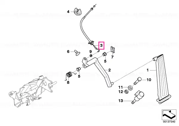 Cablu accelerator Bowden LEV/M52 - BMW Transport gratuit