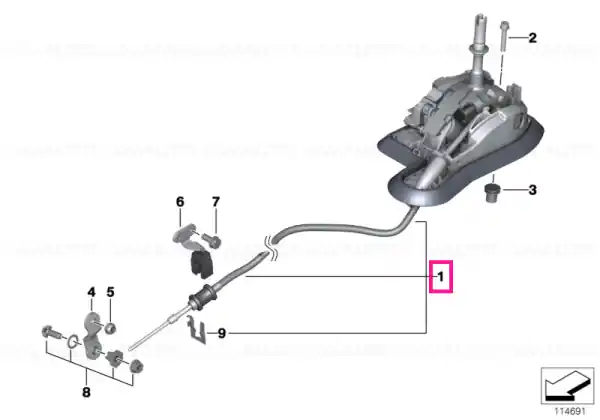 Expediere rapidă Comanda schimbător Steptronic - BMW