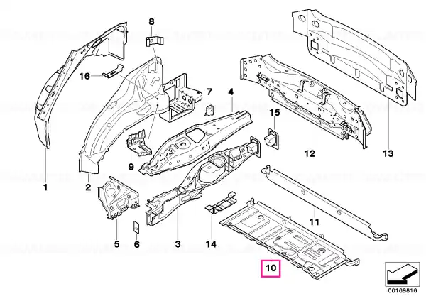 Cel mai bun preț Trunk floor - BMW
