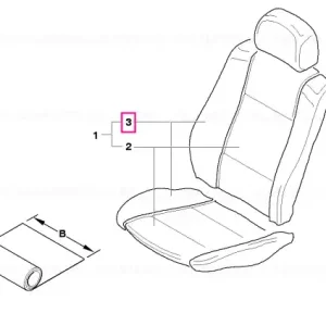 Upholstery cloth SCHILFGRÜN - BMW Calitate înaltă
