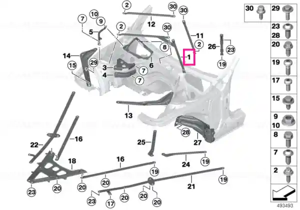 Ieftin Strut brace - BMW
