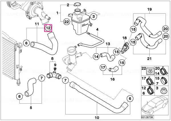 Colier furtun D=46MM - BMW - Mini Reducere de preț