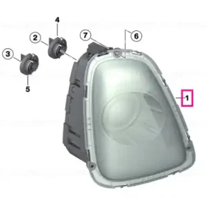 Livrare rapidă Rear light in the side panel, right - BMW - Mini