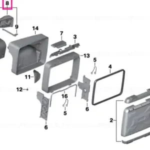 Topcase locking mechanism, right - BMW Motorrad Ofertă de sezon