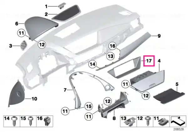 Trim CID 6.5 inch 6,5 ZOLL - BMW Comandă acum