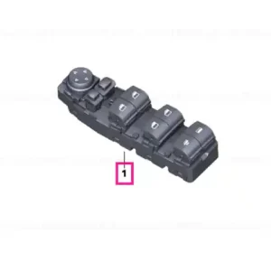 Unitate operare modul comutator ușă - BMW Retur ușor