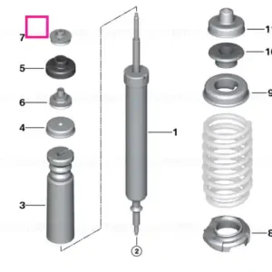 Ultima șansă Shock absorber, rear SACHS - BMW