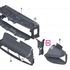Bestseller Air duct, right M - BMW