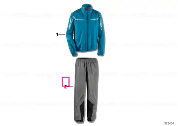 Livrare gratuită Trousers Rainlock, grey XXL - BMW Motorrad