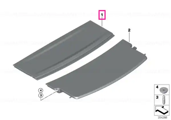 Storage shelf, front VENETOBEIGE - BMW Ofertă de sezon