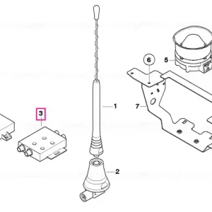 Antenna amplifier, rod antenna - BMW Livrare rapidă