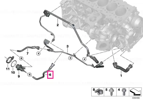 Reducere specială Line cylinder head - SCR metering module - BMW
