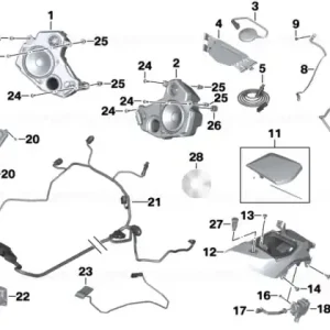 Transport gratuit Antenna audio system - BMW Motorrad