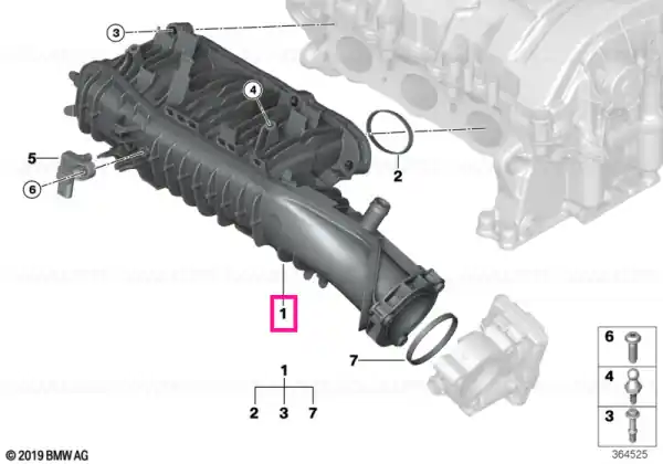 Intake manifold system - BMW Comandă acum