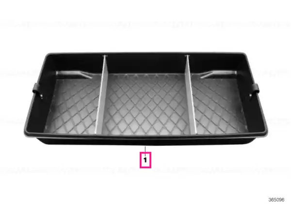 Nu rata Luggage compartment pan ESSENTIAL-BLACK - BMW - Mini