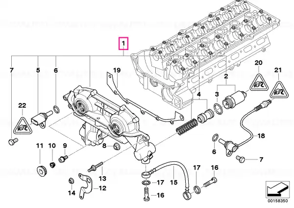 Exch Adjustment Unit DOPPELVANOS - BMW Doar azi
