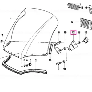 Base plate left - BMW Motorrad Ofertă de sezon