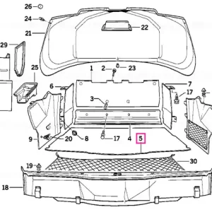 Trunk mat SCHIEFER - BMW Ofertă de sezon