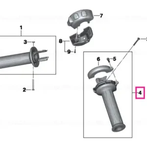 Throttle grip - BMW Motorrad Reducere de preț