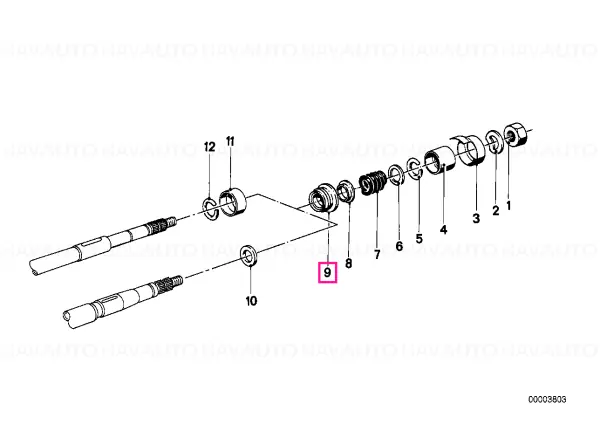 Steering spindle bearing - BMW Discount