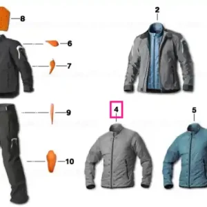 Comandă acum Quilted jacket, men, mineral grey 46 - BMW Motorrad