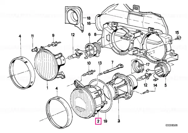 Lamp lens left HELLA - BMW Comandă acum