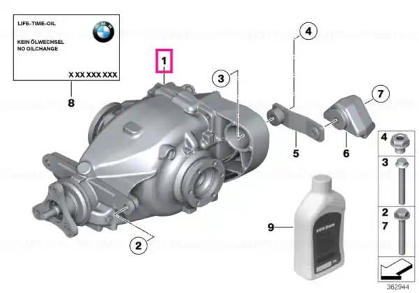Exchange final drive I=3,23 - BMW Reducere de preț