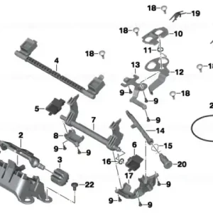 Baseplate for seat adjustment - BMW Motorrad Livrare expres