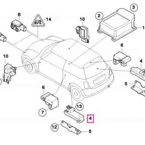Senzor impact airbag lateral - BMW - Mini Mai ieftin