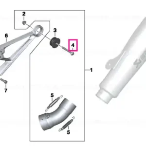 Șurub cap cilindric M8X60-8.8 ZNNIV - BMW Motorrad Noutate