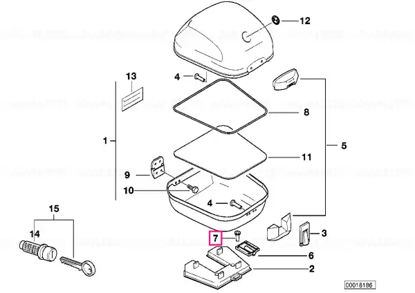 Set nituri inmovilizator A3.2X10 - BMW Motorrad Livrare gratuită