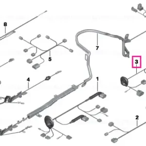 Wiring harness, actuator control module - BMW Transport gratuit