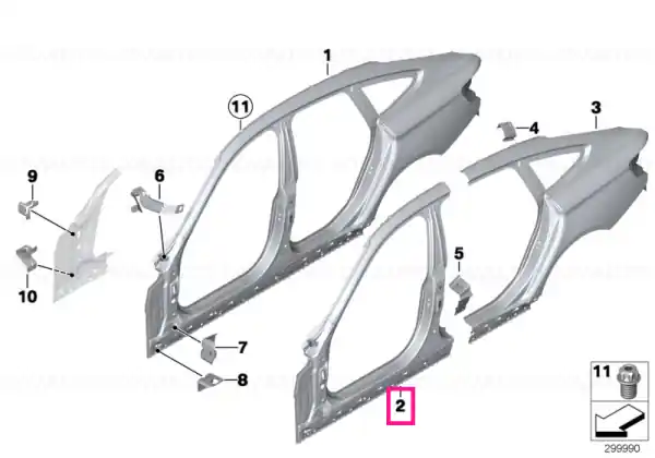 Column A exterior, right - BMW Vezi acum